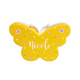 Nachtlicht Steckdose Schmetterling LED Gelb