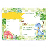 12 Einladungskarten Kindergeburtstag Dino
