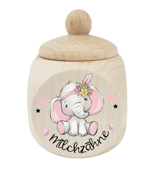 Milchzahndose Elefant 1