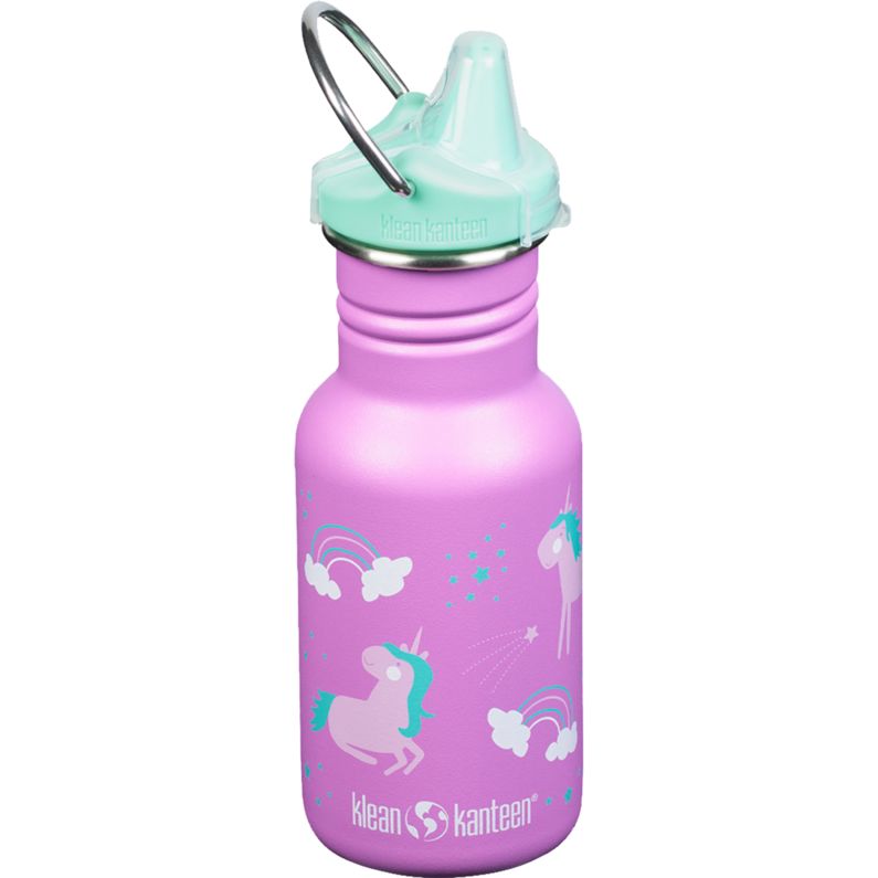 Kinder Edelstahl Trinkflasche Klean Kanteen Sippy 355ml Einhorn