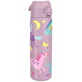 Edelstahl Trinkflasche Ion8 500ml Einhorn
