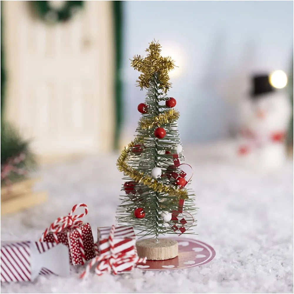 Wichtel Zubehör Bastelset Weihnachtsbaum und Geschenke