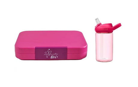 SET Znünibox und Trinkflasche Baurelia Box Maxi mit Camelbak Kids Pink