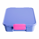 Znünibox Little Lunch Box Bento Three mit 3 Unterteilungen Lila