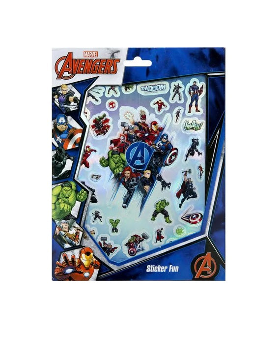 Stickerset Avengers mit 8 Bögen