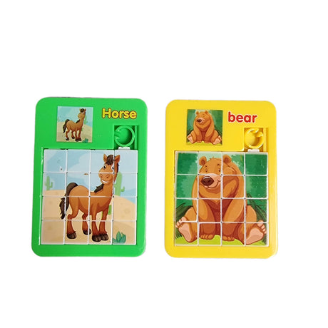 Schiebepuzzle Tiere assortiert