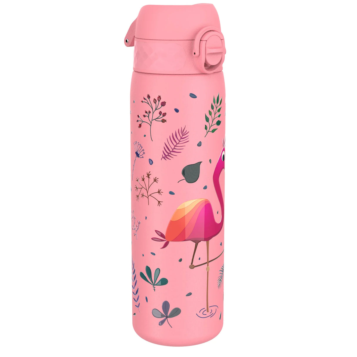 Edelstahl Trinkflasche Ion8 500ml Flamingo
