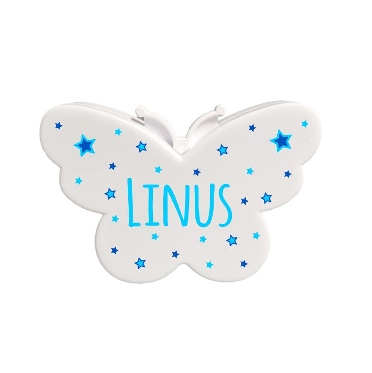 Nachtlicht Steckdose Schmetterling LED Weiss