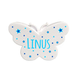 Nachtlicht Steckdose Schmetterling LED Weiss