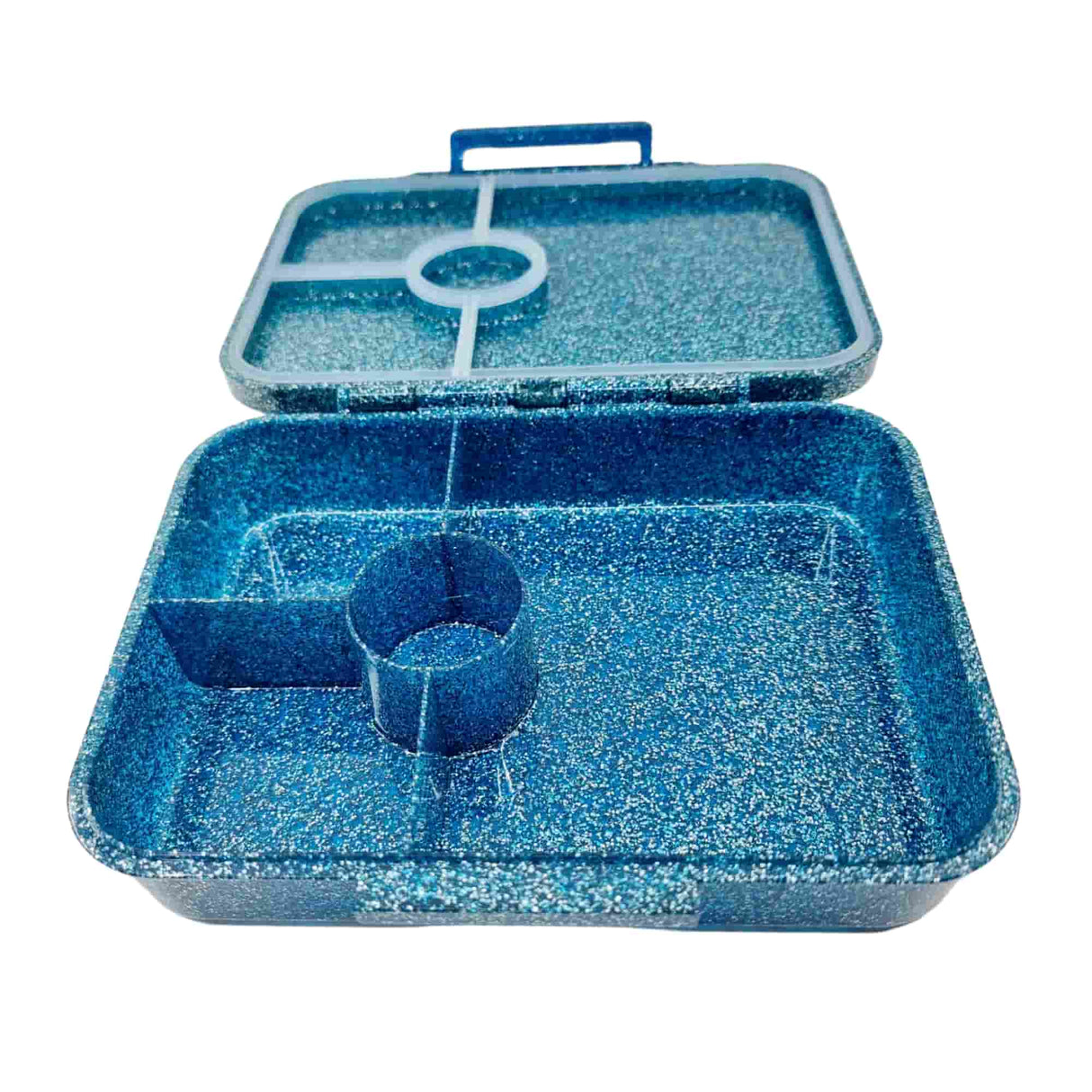 Znünibox Bento Glitzer Blau