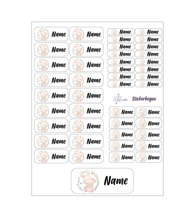 Stickerset Baurelia Hase 1
