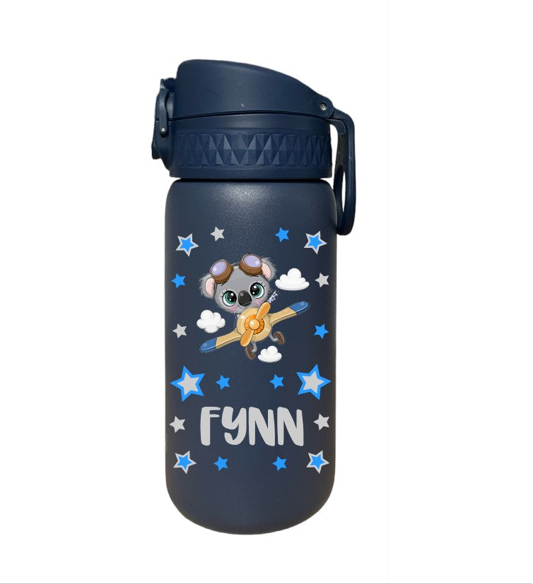 Kinder Thermosflasche Ion8 350ml Dunkelblau