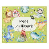 Freundebuch für Kinder in der Schule - Grün