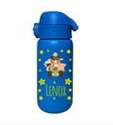 Kinder Edelstahl Trinkflasche Ion8 400ml Blau