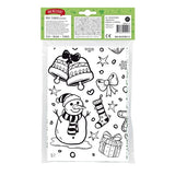 Ausmal Tischdecke XL Weihnachten