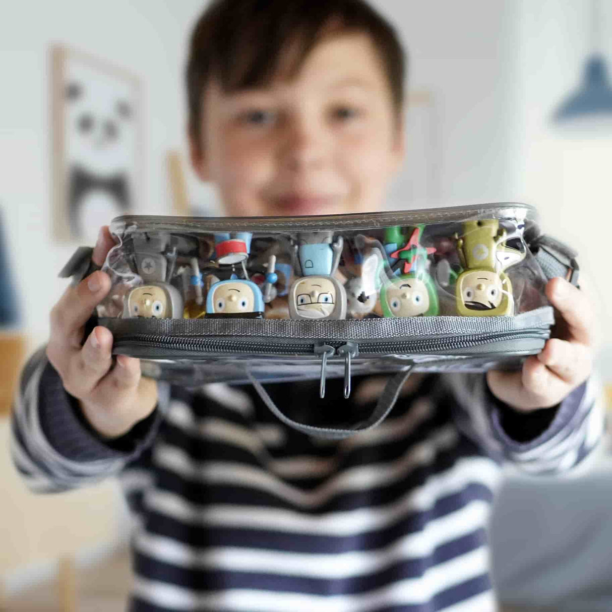 Tasche für Toniefiguren Grau