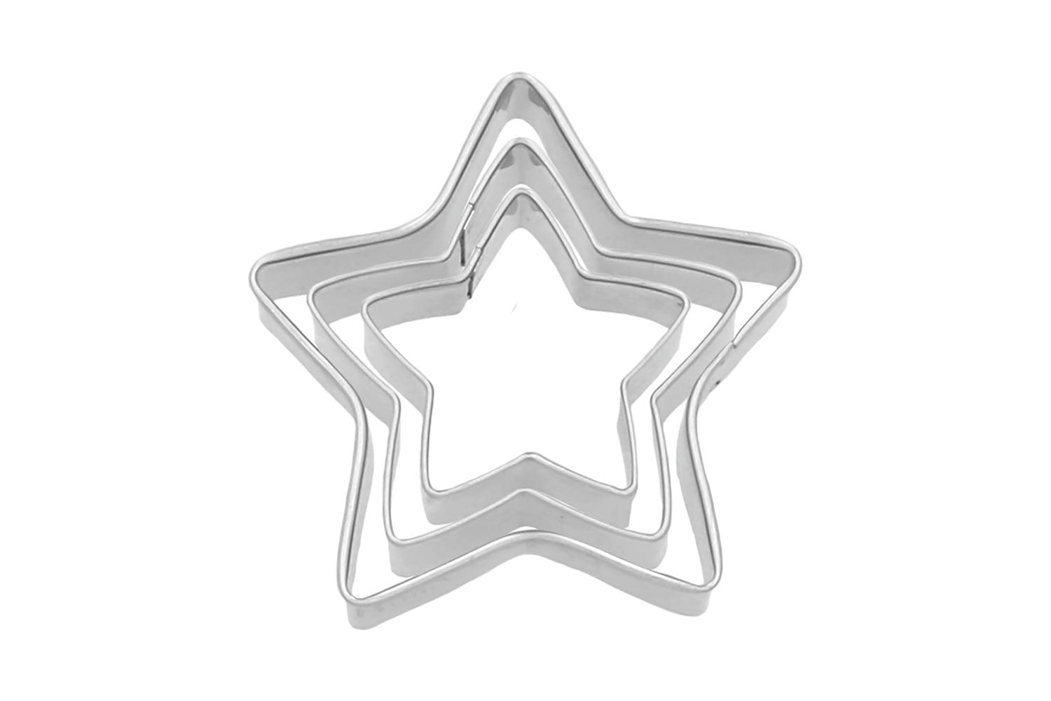 RBV Birkmann XXL Ausstechform Stern – 20 Cm Edelstahl Mit Innenprägung, Inkl. Lebkuchen-Rezept