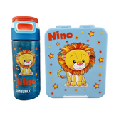 SET Znünibox und Trinkflasche Baurelia Box Midi mit Kambukka 500ml Hellblau