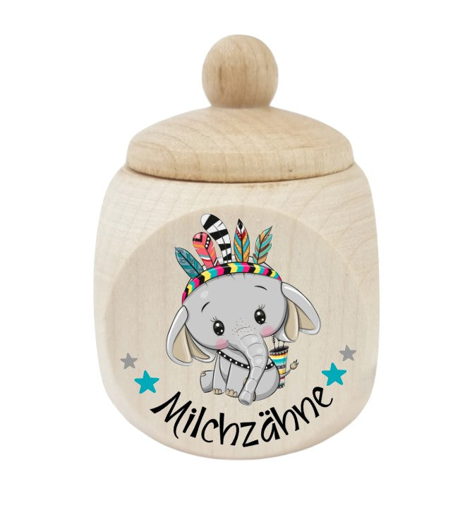 Milchzahndose Elefant 3