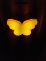 Nachtlicht Steckdose Schmetterling LED Gelb