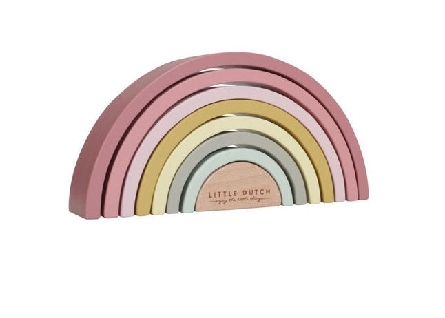 Little Dutch Stapel Regenbogen Pink
