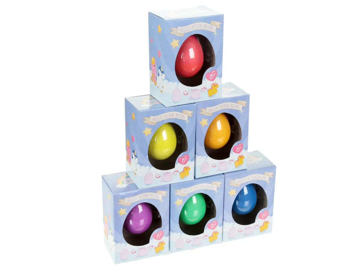 Wachsendes Einhorn im Ei assortiert