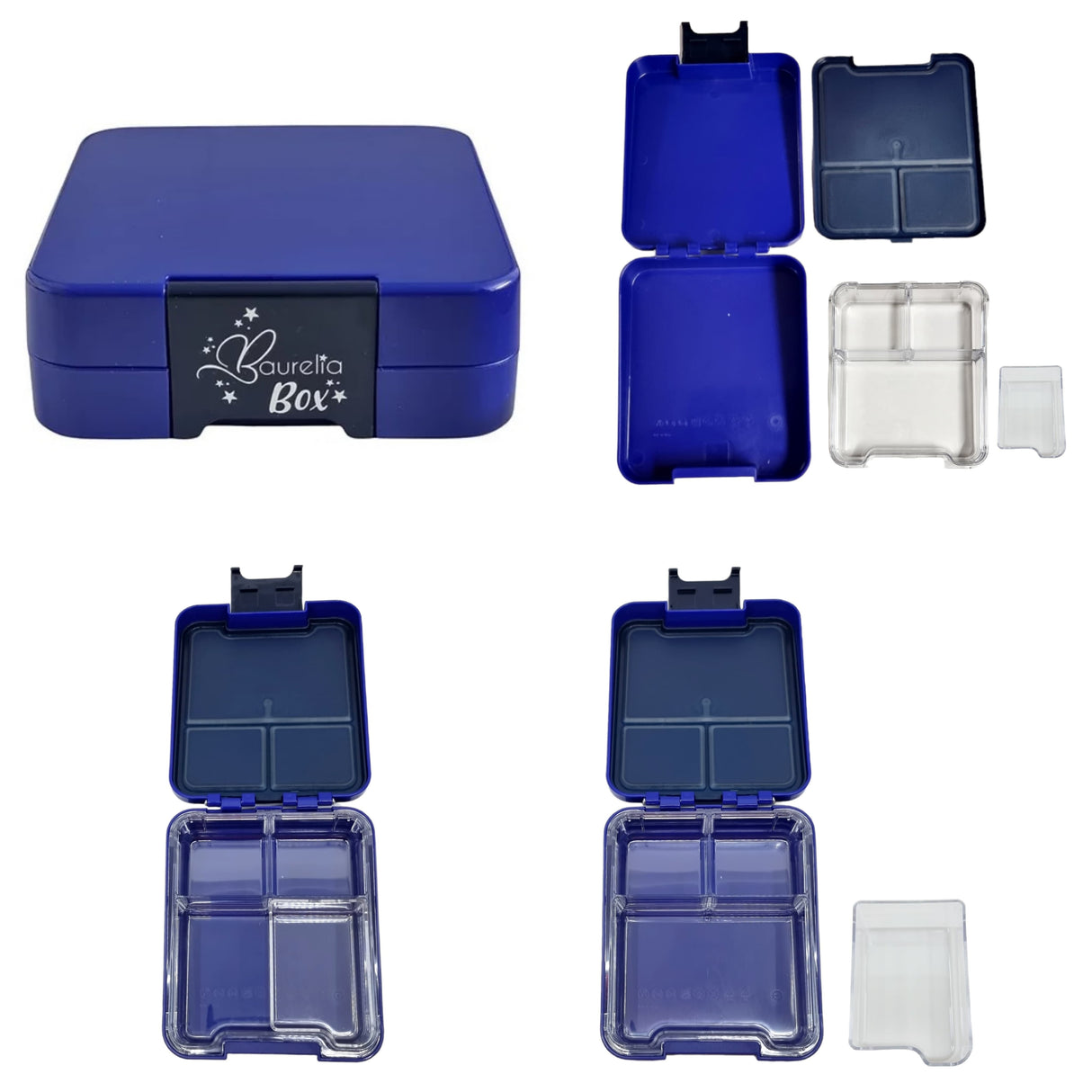 SET Znünibox und Trinkflasche Baurelia Box Midi mit Kambukka 500ml Blau