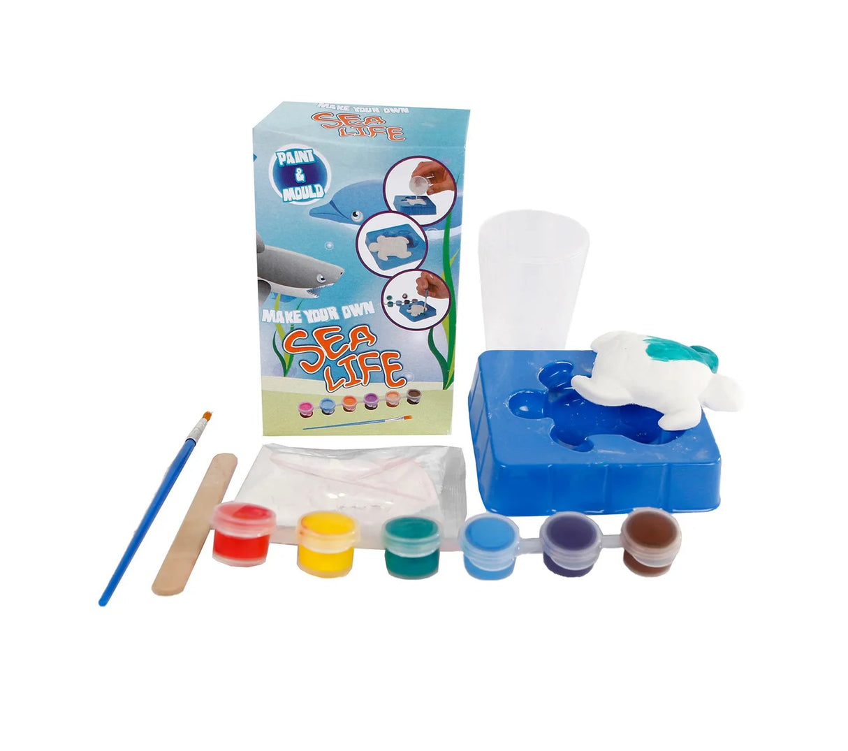 Gips-und Malset Sealife