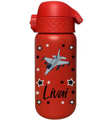 Kinder Edelstahl Trinkflasche Ion8 400ml Rot